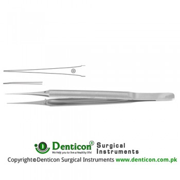 Micro Suturing Forceps With Platform Stainless Steel, 18 cm - 7" Tip Size 0.5 mm
